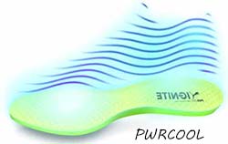 THE PWRCOOL INSOLE INCREASES COMFORT AND REGULATES TEMPERATURE